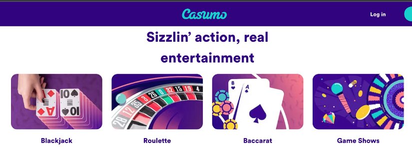 casumo live casino