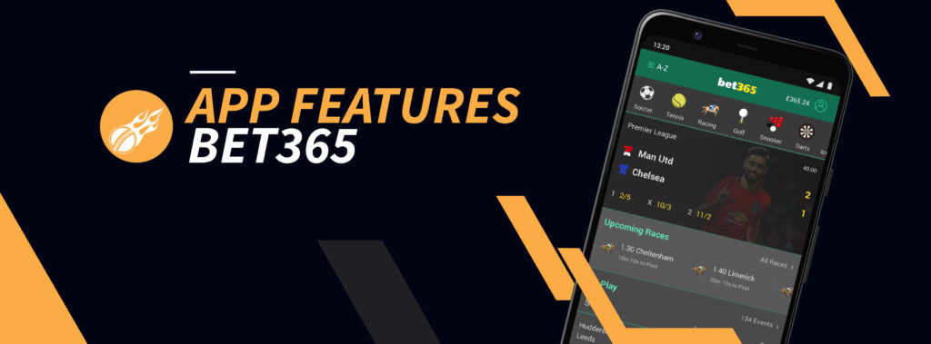 bet365 app features
